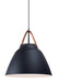 Maxim - 11358TNBK - One Light Pendant - Nordic - Tan Leather / Black