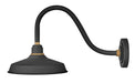 Hinkley - 10342TK - One Light Outdoor Lantern - Foundry Classic - Textured Black