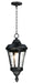 Maxim - 3058WGBK - One Light Outdoor Hanging Lantern - Sentry - Black