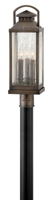 Hinkley - 1181BLB - Three Light Outdoor Lantern - Revere - Blackened Brass