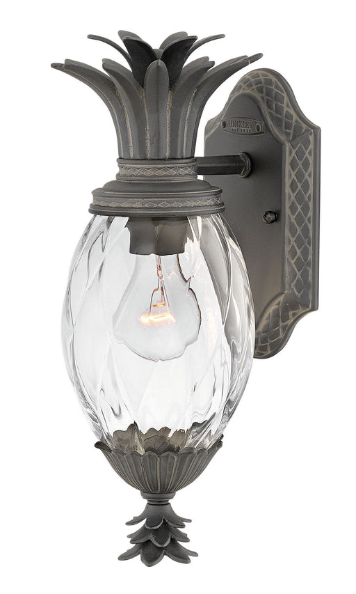 Hinkley - 2126MB - One Light Outdoor Lantern - Plantation - Museum Black