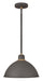 Hinkley - 10685MR - One Light Outdoor Lantern - Foundry Dome - Museum Bronze