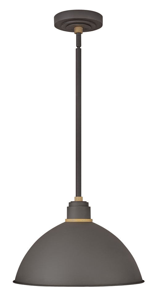 Hinkley - 10685MR - One Light Outdoor Lantern - Foundry Dome - Museum Bronze