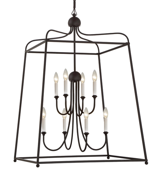Crystorama - 2248-DB_NOSHADE - Eight Light Chandelier - Sylvan - Dark Bronze