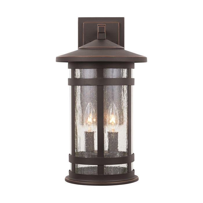 Capital Lighting - 935521OZ - Two Light Outdoor Wall Lantern - Mission Hills - Oiled Bronze