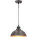Progress Lighting - P550032-020 - One Light Hanging Lantern - Englewood - Antique Bronze