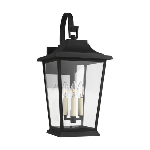 Generation Lighting - OL15402TXB - Three Light Outdoor Wall Lantern - Warren - Textured Black