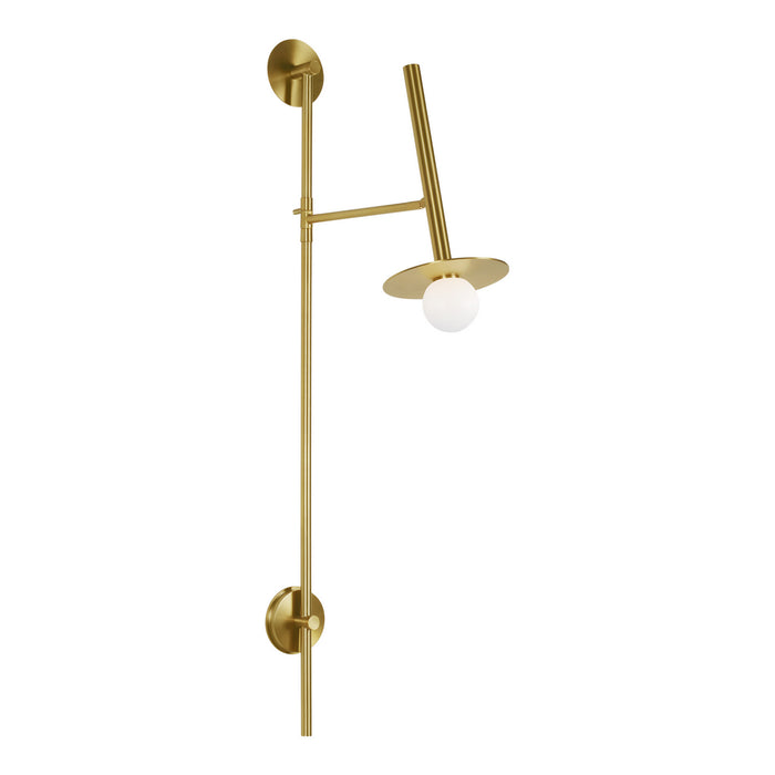 Generation Lighting - KW1031BBS - One Light Wall Sconce - Nodes - Burnished Brass