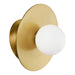 Generation Lighting - KW1041BBS - One Light Wall Sconce - Nodes - Burnished Brass