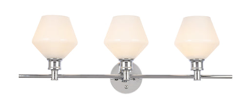 Elegant Lighting - LD2317C - Three Light Wall Sconce - Gene - Chrome And Frosted White Glass