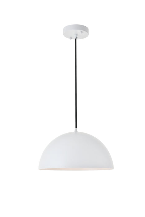 Elegant Lighting - LD4023D14WH - One Light Pendant - Forte - White