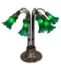 Meyda Tiffany - 14382 - Ten Light Table Lamp - Green Pond Lily - Mahogany Bronze