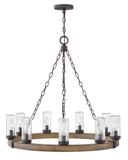 Hinkley - 29208SQ-LL - LED Outdoor Chandelier - Sawyer - Sequoia