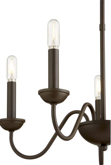 Five Light Chandelier-Mini Chandeliers-Quorum-Lighting Design Store