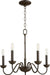 Quorum - 6040-5-86 - Five Light Chandelier - Oiled Bronze