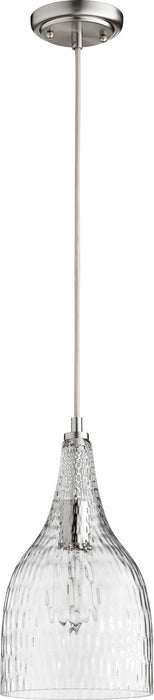 Quorum - 8042-65 - One Light Pendant - Satin Nickel