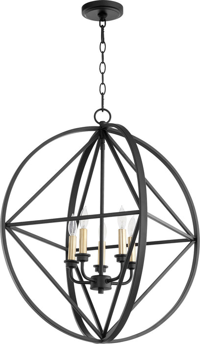 Prolate with Cube Pendant-Mid. Chandeliers-Quorum-Lighting Design Store