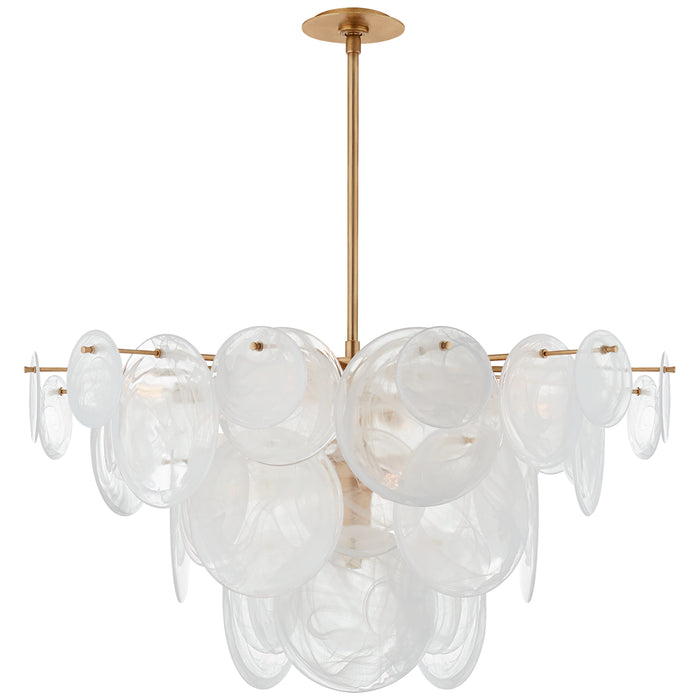 Visual Comfort - ARN 5450G-WSG - Nine Light Chandelier - Loire - Gild