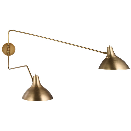 Visual Comfort - ARN 2072HAB - Two Light Wall Sconce - Charlton - Hand-Rubbed Antique Brass