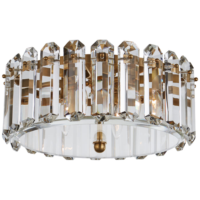 Visual Comfort - ARN 4125HAB - Four Light Flush Mount - Bonnington - Hand-Rubbed Antique Brass