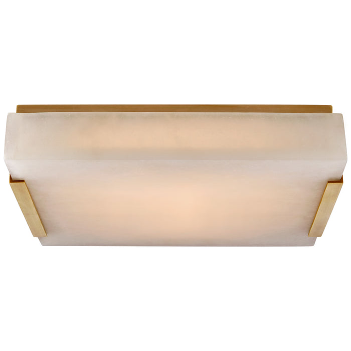 Visual Comfort - KW 4113AB-ALB - LED Flush Mount - Covet - Antique-Burnished Brass