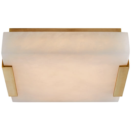 Visual Comfort - KW 4114AB-ALB - LED Flush Mount - Covet - Antique-Burnished Brass