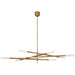 Visual Comfort - KW 5589AB-SG - LED Chandelier - Rousseau - Antique-Burnished Brass