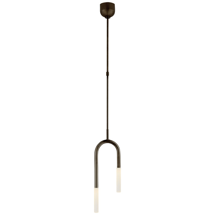 Visual Comfort - KW 5590BZ-EC - LED Pendant - Rousseau - Bronze