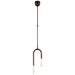 Visual Comfort - KW 5590BZ-EC - LED Pendant - Rousseau - Bronze