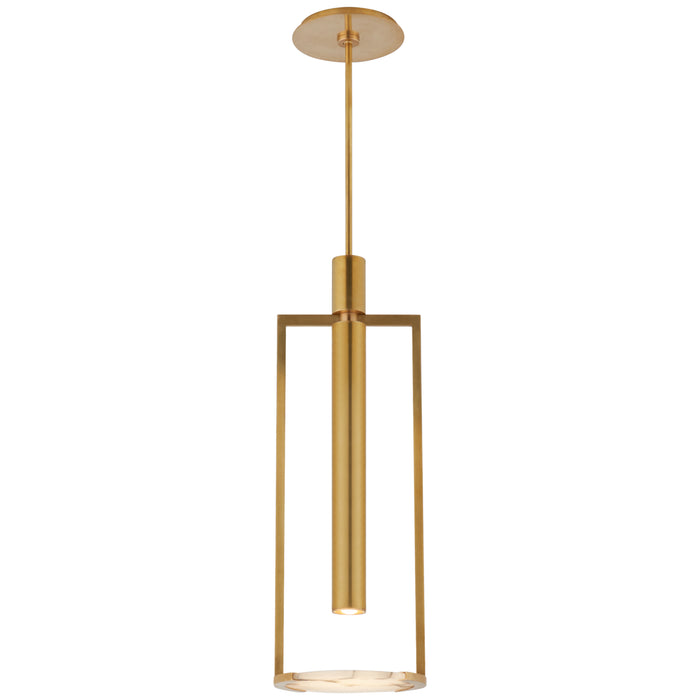 Visual Comfort - KW 5612AB-ALB - LED Pendant - Melange - Antique-Burnished Brass