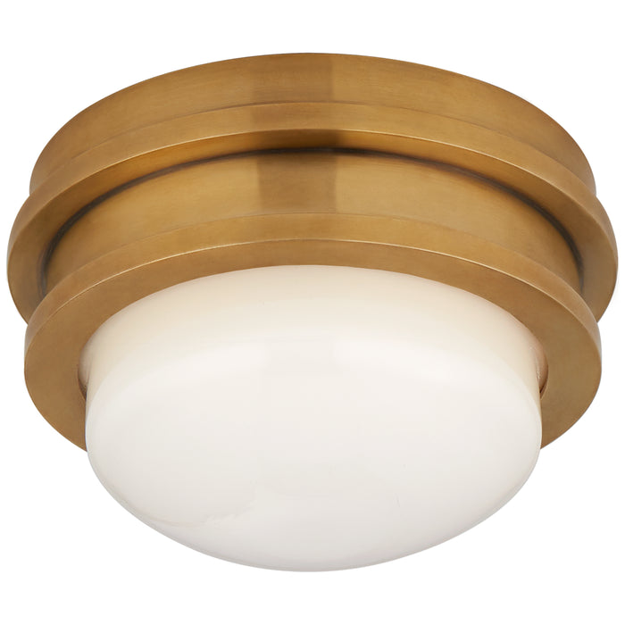 Visual Comfort - CHC 4600AB-WG - LED Flush Mount - Launceton - Antique-Burnished Brass