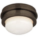 Visual Comfort - CHC 4600BZ-WG - LED Flush Mount - Launceton - Bronze