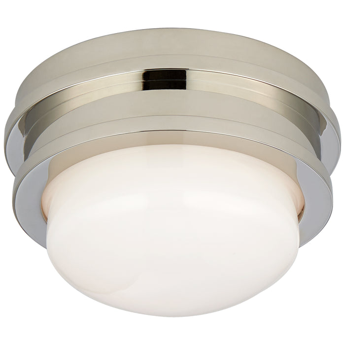 Visual Comfort - CHC 4600PN-WG - LED Flush Mount - Launceton - Polished Nickel