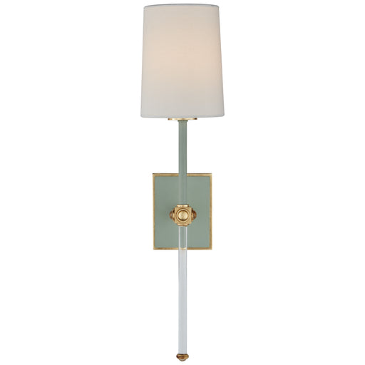 Visual Comfort - JN 2051CEL/CG-L - One Light Wall Sconce - Lucia - Celadon and Crystal