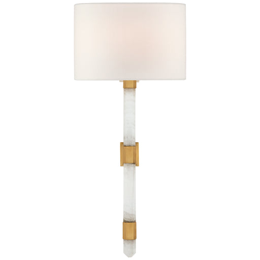 Visual Comfort - SK 2904AB/Q-L - One Light Wall Sconce - Adaline - Antique-Burnished Brass