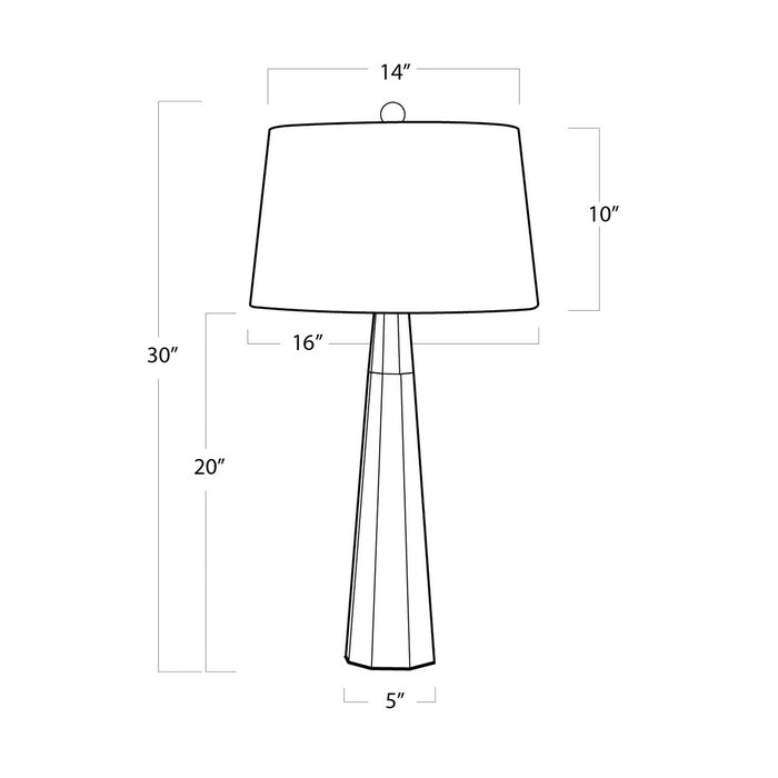 Carli Table Lamp-Lamps-Regina Andrew-Lighting Design Store