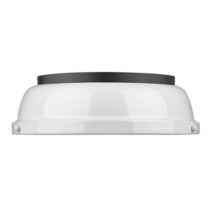 Duncan BLK Flush Mount-Flush Mounts-Golden-Lighting Design Store