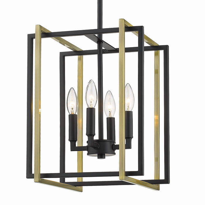 Tribeca BLK Chandelier-Mini Chandeliers-Golden-Lighting Design Store