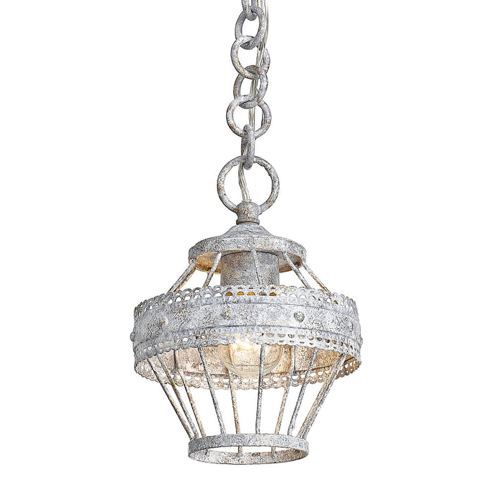Golden - 7856-M1L OY - One Light Mini Pendant - Ferris - Oyster