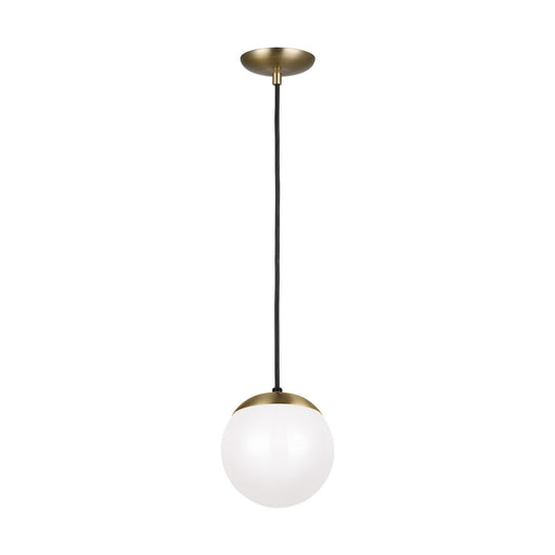 Generation Lighting - 6018-848 - One Light Pendant - Leo - Hanging Globe - Satin Bronze