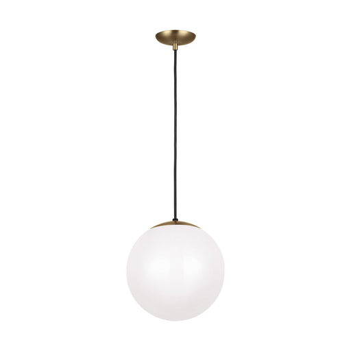 Generation Lighting - 6022EN3-848 - One Light Pendant - Leo - Hanging Globe - Satin Bronze