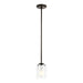 Generation Lighting - 6137301-710 - One Light Mini-Pendant - Elmwood Park - Bronze