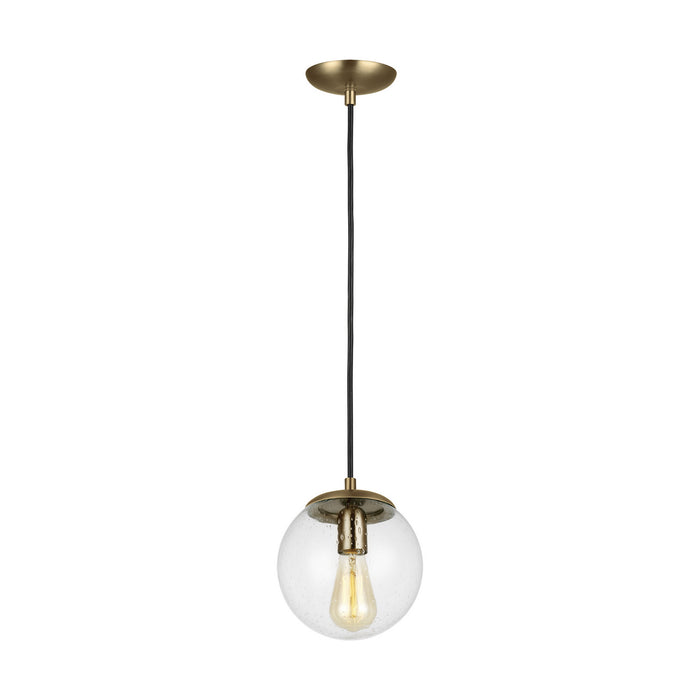 Generation Lighting - 6501801-848 - One Light Pendant - Leo - Hanging Globe - Satin Bronze