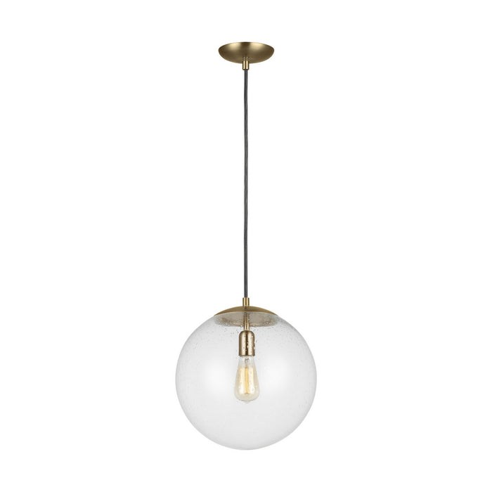 Generation Lighting - 6801801-848 - One Light Pendant - Leo - Hanging Globe - Satin Bronze