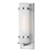 Generation Lighting - 8518301-04 - One Light Outdoor Wall Lantern - Alban - Satin Aluminum