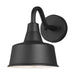 Generation Lighting - 8537401-12 - One Light Outdoor Wall Lantern - Barn Light - Black