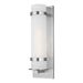 Generation Lighting - 8718301EN3-04 - One Light Outdoor Wall Lantern - Alban - Satin Aluminum