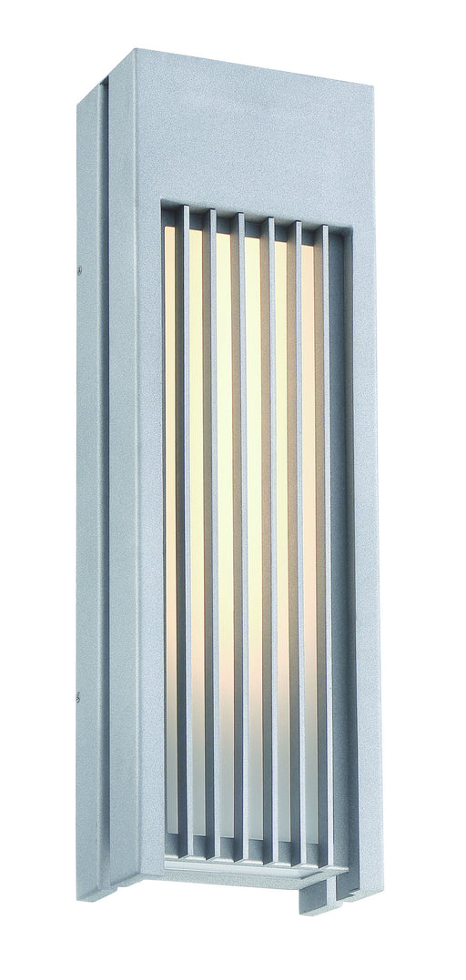 George Kovacs - P1753-295-L - LED Outdoor Wall Sconce - Midrise - Sand Silver