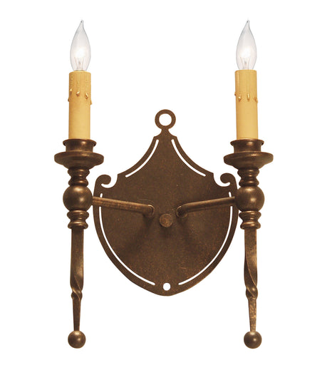 Two Light Wall Sconce