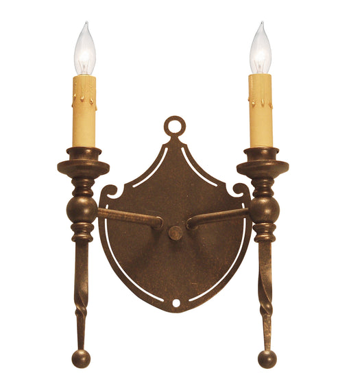 Meyda Tiffany - 120642 - Two Light Wall Sconce - Malta Crest